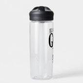 神への栄光クリスチャン ウォーターボトル (正面)