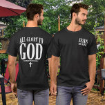 神への栄光クリスチャン Tシャツ<br><div class="desc">神への栄光 – イエスは王である</div>