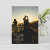 神への栄光クリスマスフォトカード (スタンド正面)