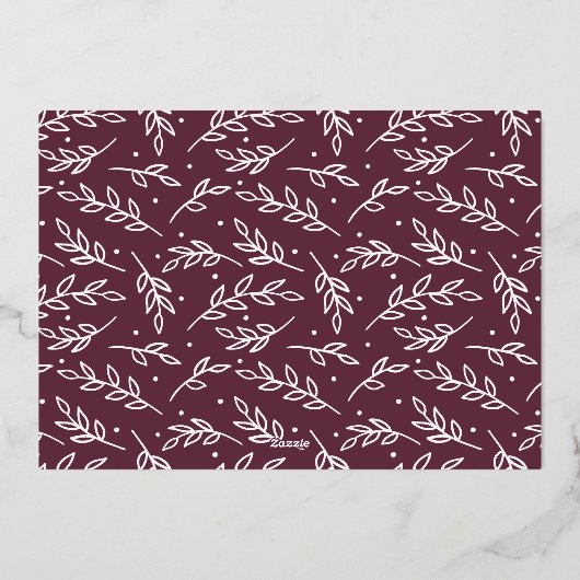 神への栄光スクリプトオーバーレイ宗教写真 箔シーズンカード (裏面)