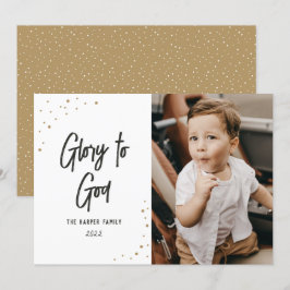 神への栄光ブラック金ゴールドスノースクリプト写真 シーズンカード