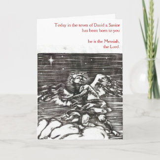 "神への栄光"のクリスマスカード シーズンカード