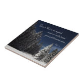 神への栄光 – ルカ2:14 タイル (側面)