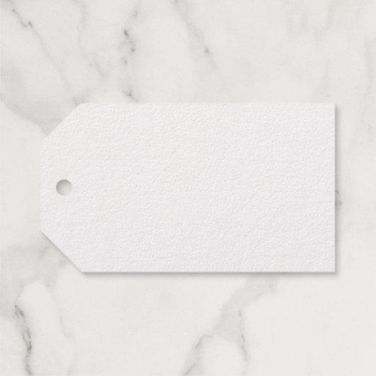 神への栄光 | 金ゴールド素朴のクリスマス ギフトタグ (裏面 (横))