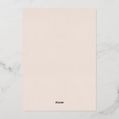 神への栄光 | 金ゴールド聖降誕教会 箔シーズンカード (裏面)