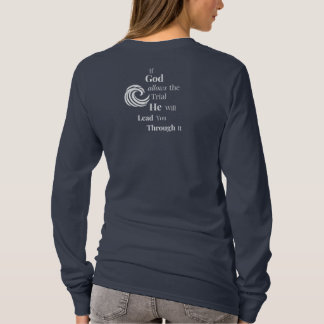 神もしが女性の長袖シャツを許す Tシャツ