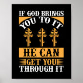 神もしが導き入れ、それを通してあなたを得る。 ポスター (正面)