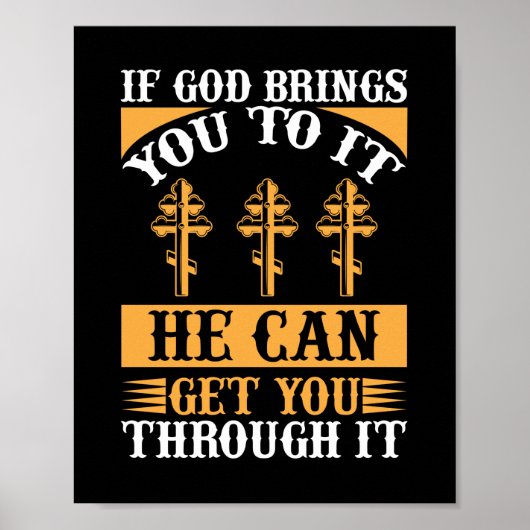 神もしが導き入れ、それを通してあなたを得る。 ポスター (正面)