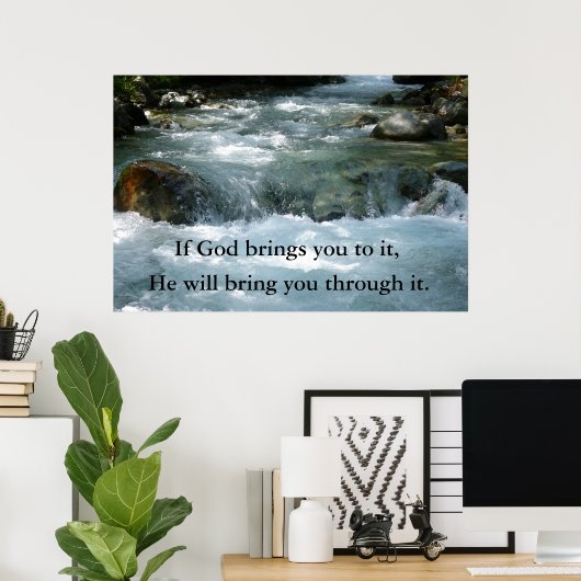 神もしが川との引用文に連れて行く ポスター (ホームオフィス)