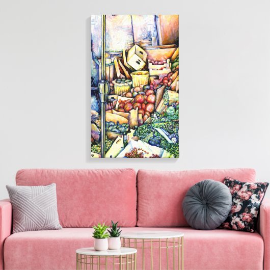 神もしは善を成し遂げた、彼女は保 キャンバスプリント (インサイチュ (リビング))