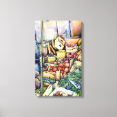 神もしは善を成し遂げた、彼女は保 キャンバスプリント (正面)