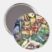 神もしは善を成し遂げた、彼女は保 マグネット (正面/裏面)