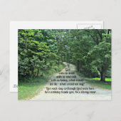 神もしは私たちと一緒に歩いて話し合って… ポストカード (正面/裏面)