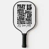 神もしは私たちのために私たちに反対できる者か？ローマ8: ピックルボールラケット (裏面)