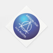 神もマスターも無政府状態のシンボル スタンダードランチョンナプキン (角)