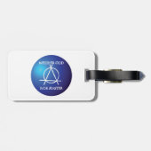 神もマスターも無政府状態のシンボル ラゲッジタグ (裏面横)