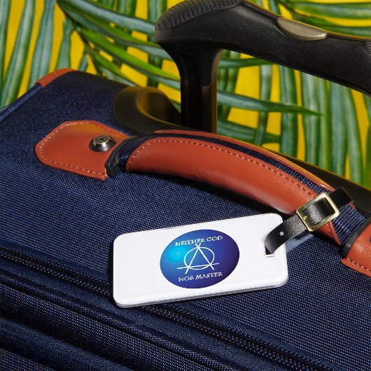 神もマスターも無政府状態のシンボル ラゲッジタグ