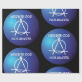 神もマスターも無政府状態のシンボル ラッピングペーパー (フラット)