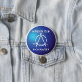 神もマスターも無政府状態のシンボル 缶バッジ (インサイチュ)