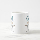 神も待っている キリスト教の希望の引用 コーヒーマグカップ (中央)