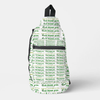 神よアイルランド人の賛美恵み スリングバッグ