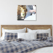 神よ与えお前は金ゴールドフェイク箔 キャンバスプリント (インサイチュ (寝室))