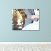 神よ与えお前は金ゴールドフェイク箔 キャンバスプリント (インサイチュ (ウッドフロア))