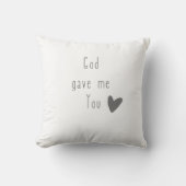 神よ与えく装飾用クッション クッション (正面)