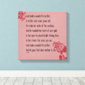 神よ与えこの母は キャンバスプリント (インサイチュ (ウッドフロア))