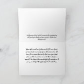 神よ与えり平和 カード (内部)