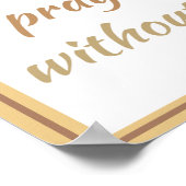 神よ与えり音楽の感動的引用文 ポスター (角)