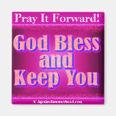 神よ保り マグネット (正面)