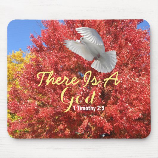 神よ実在!マウスパッド マウスパッド (正面)