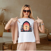 神よ彼は勝利を握る Tシャツ