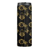 神よ我々の皈依の力は今までにない困難を与える タンブラー (裏面)