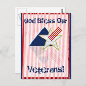 神よ我らの退役軍人を! ポストカード (正面/裏面)