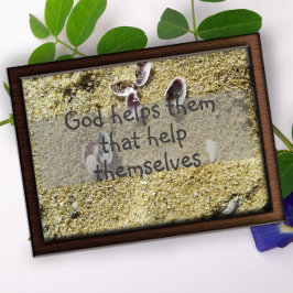 神よ救済り知恵ことわざポスター ポスター