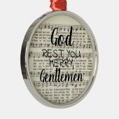 神よ残メリーして諸君メタルオーナメント メタルオーナメント (右)