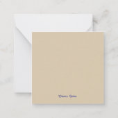 神よ気にり、Paraket Note Cardで ノートカード (裏面)