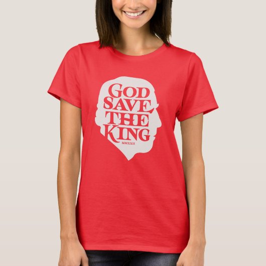 神よ王を守り給え Tシャツ (正面)