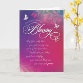 神よ賛美く カード (黄色い花)