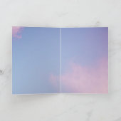 神よ、あなたカラフルが信仰に結びつ空白のく サンキューカード (内部)