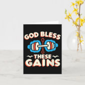 神よ、これが筋肉のボディビルを得る – カード (黄色い花)