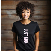 神よ。-ピンク Tシャツ