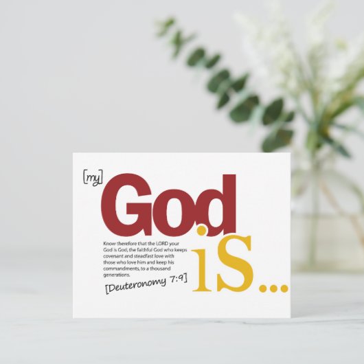 神よ ポストカード (スタンド正面)