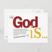 神よ ポストカード (正面/裏面)