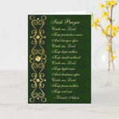 神よ、私を囲んでください。 カード (黄色い花)