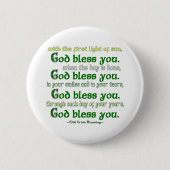 神よ 缶バッジ (正面)