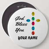 神よ 缶バッジ (正面&裏面)