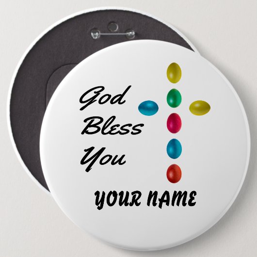 神よ 缶バッジ (正面&裏面)